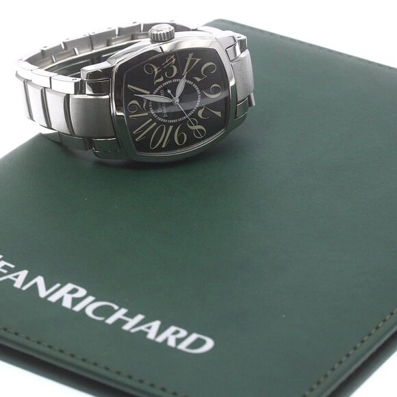 DANIEL JEANRICHARD TV screen 24006.01.5480.1 black Dial Automatic Men's - Picture 2 of 12